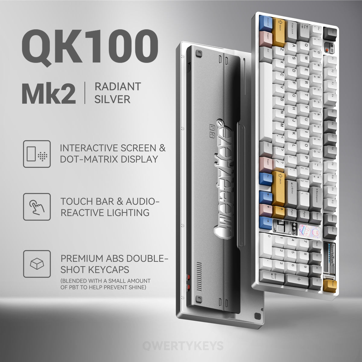 QK100 Mk2 Tri-mode Mechanical Keyboard