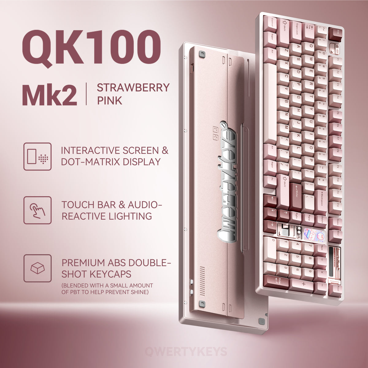 QK100 Mk2 Tri-mode Mechanical Keyboard