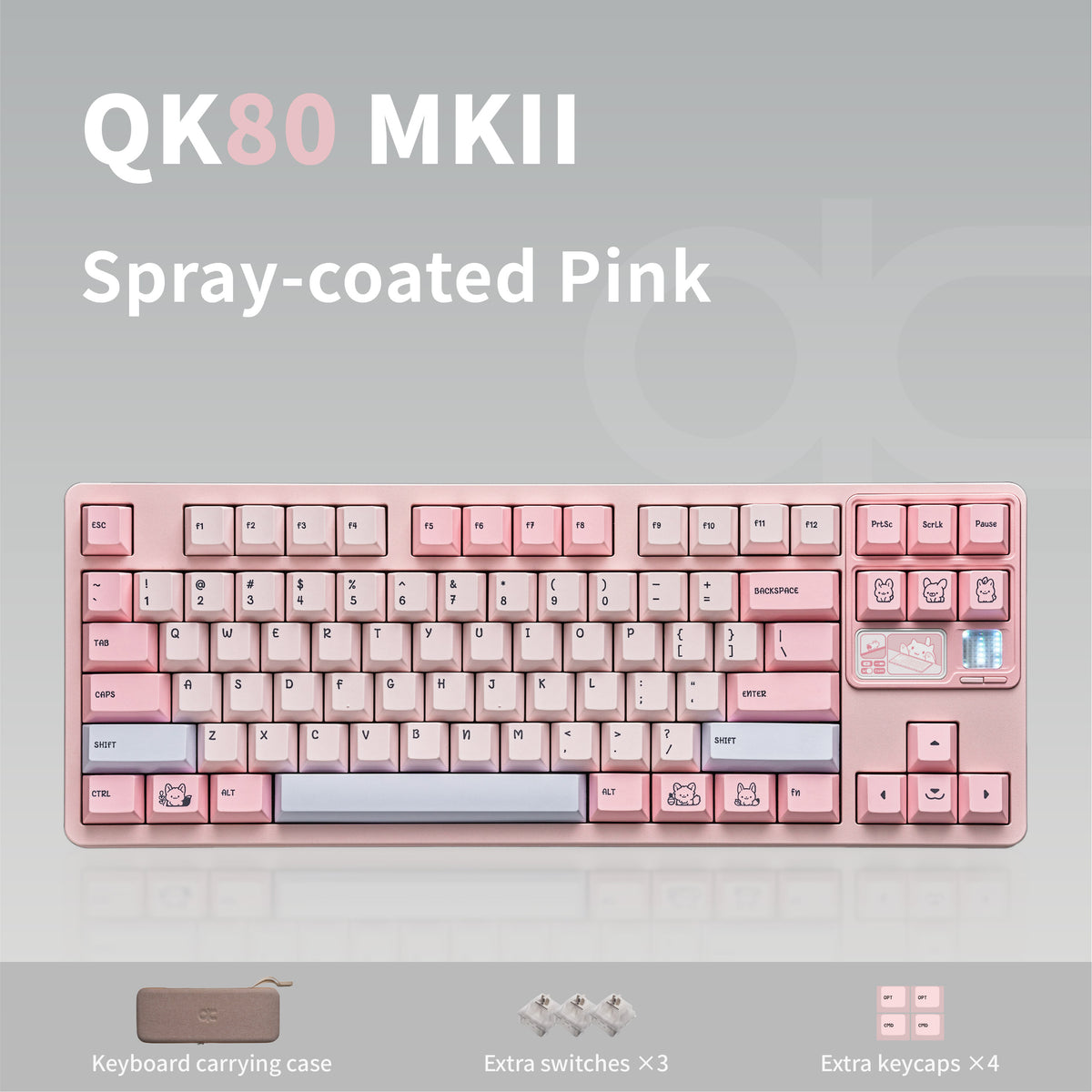 QK80 Mk2 Prebuilt Mechanical Keyboard