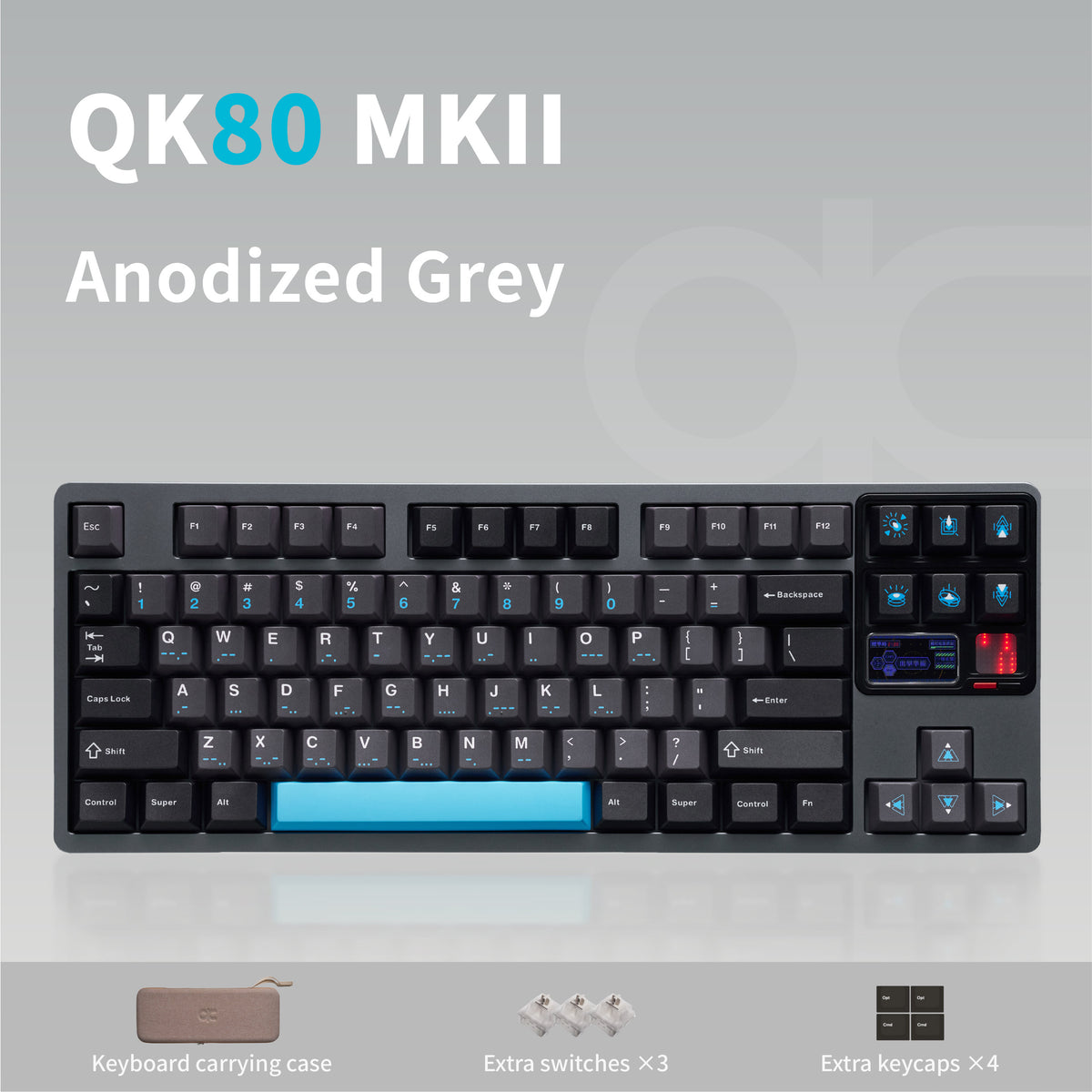 QK80 Mk2 Prebuilt Mechanical Keyboard