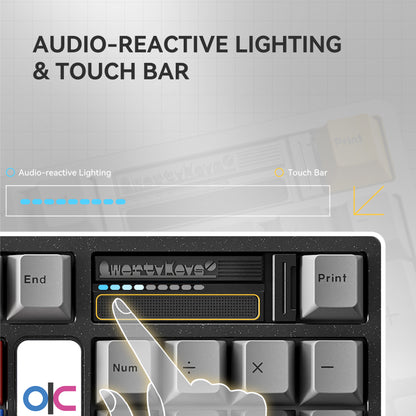 QK100 Mk2 Tri-mode Mechanical Keyboard